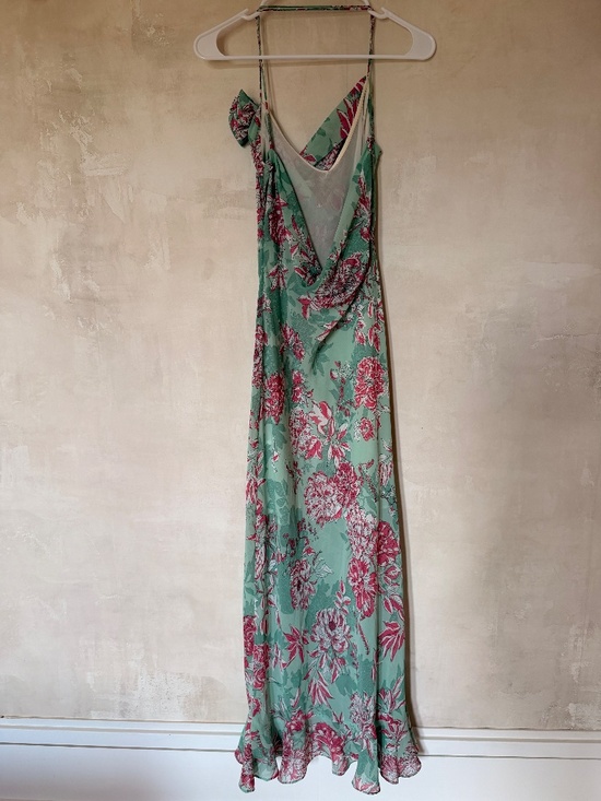 ZARA FLORAL PRINT SLIP DRESS - MULTICOLORED SIZE M - Picture 3 of 5